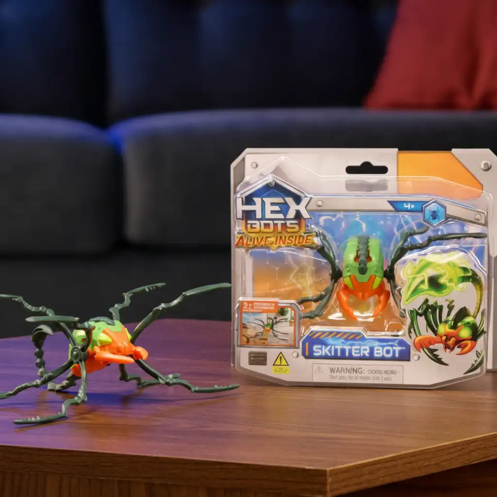 Precizní zpracování a realistický pohyb robotického škorpiona.