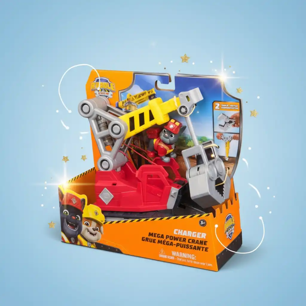 Zažijte napínavou hru na stavitele s hrdiny Rubble & Crew.