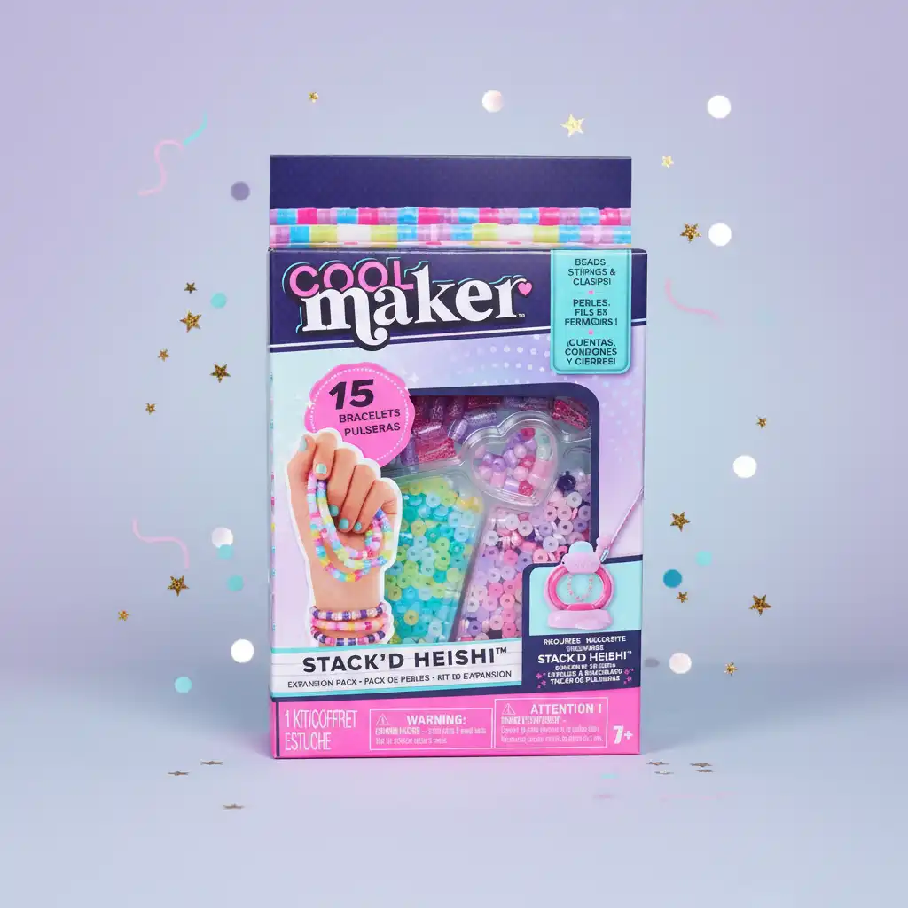 Kompletní sada korálků a příslušenství pro další tvoření.