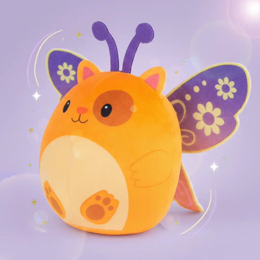 Měkoučký kamarád pro klidné sny a bezpečné objetí.