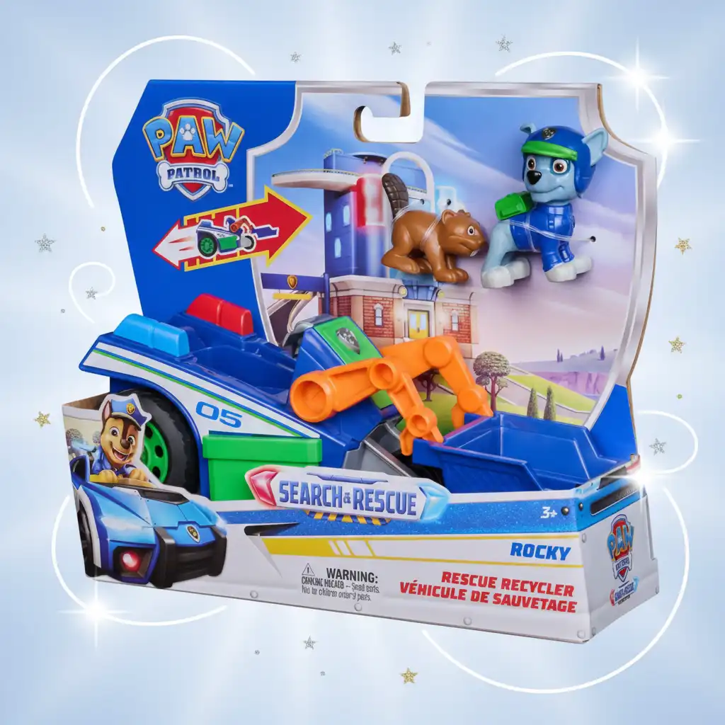 Zažijte nekonečná dobrodružství při záchranných misích s Rockym a Veverkou.