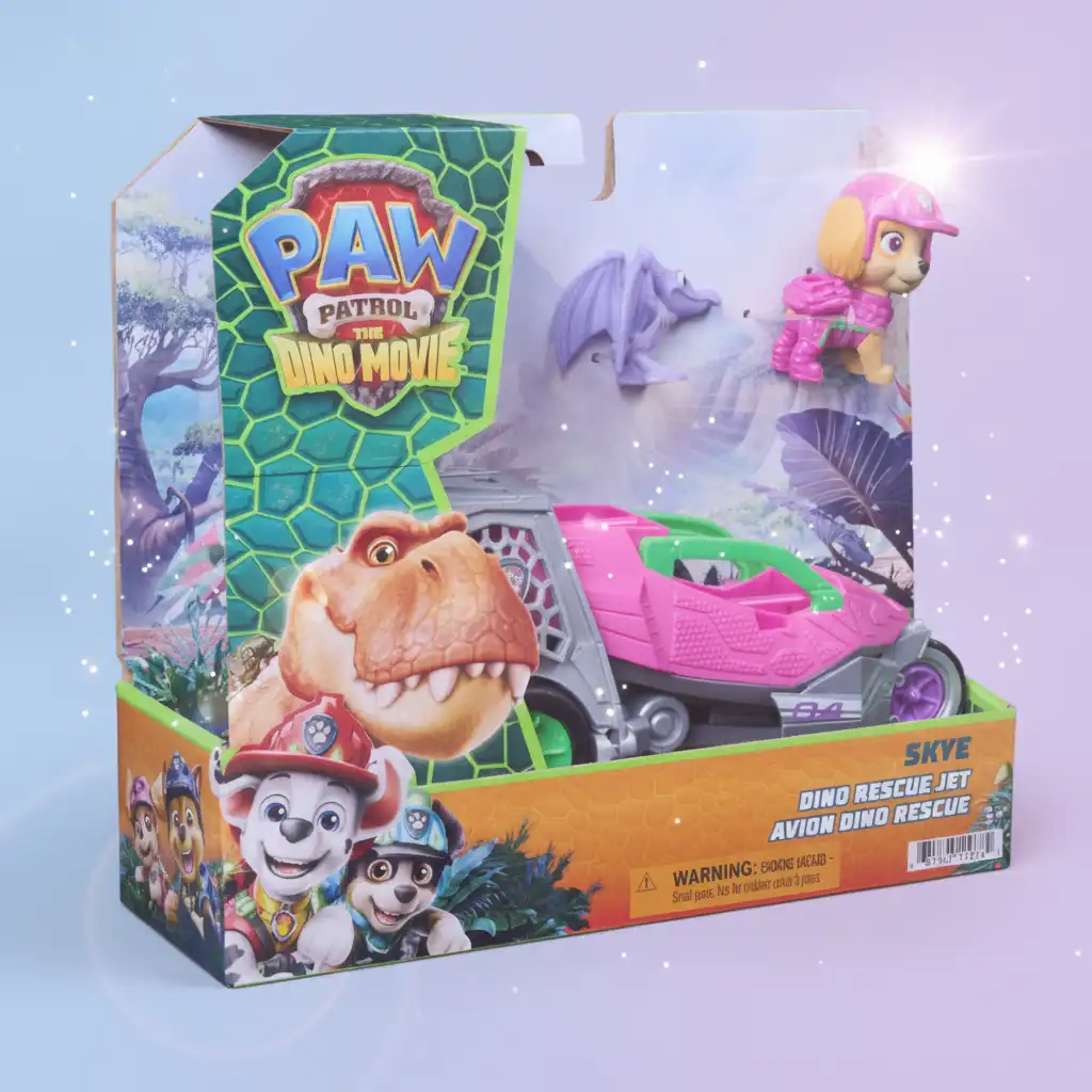 Zachraňte dinosaury s neohroženou Skye v oblacích!