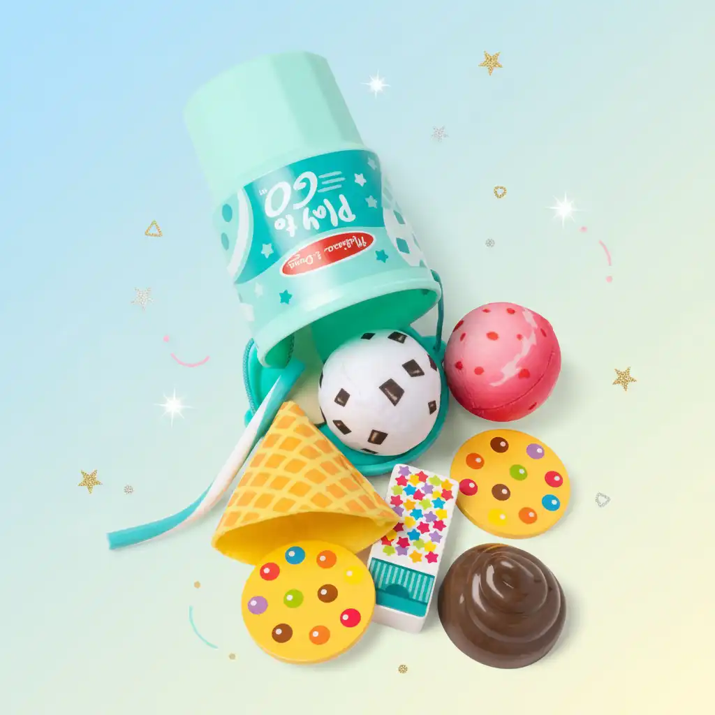 Rozvíjejte fantazii tvořením nekonečných kombinací zmrzlinových dobrot.