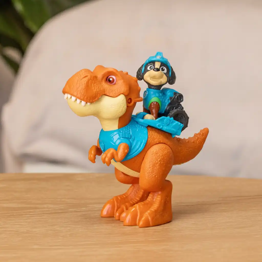 Dokonalá spolupráce Rexe a jeho dinosauřího kamaráda Timmyho.