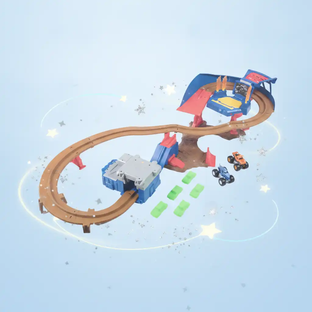 Detailní kovové trucky El Toro Loco a Megalodon.