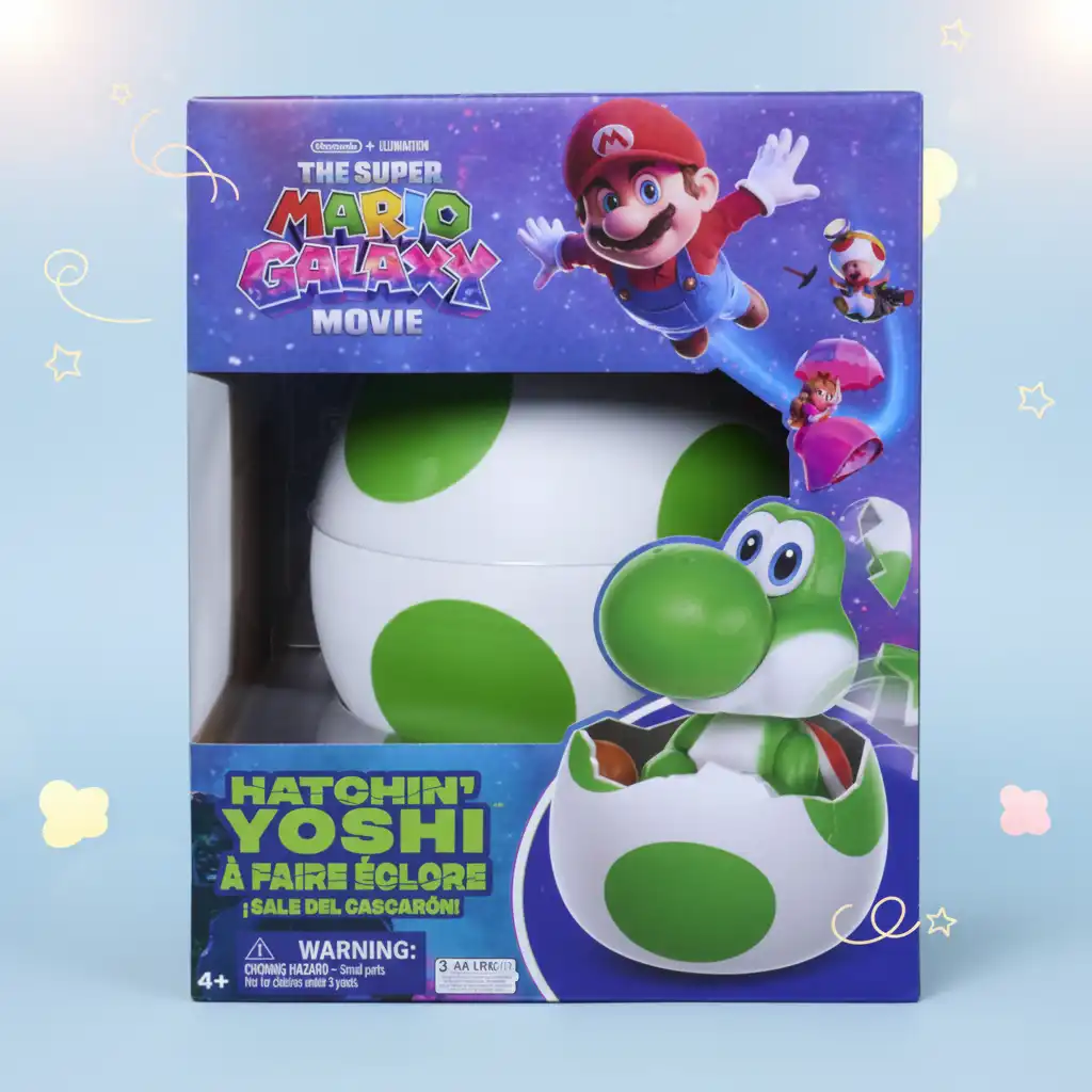 Připravte se na vylíhnutí svého nového nejlepšího kamaráda Yoshiho.