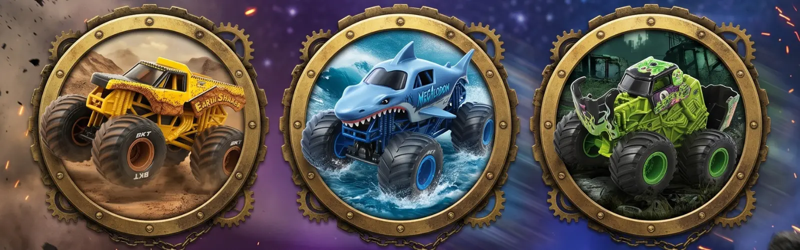 Ovládněte arénu s natahovacím a svítícím truckem El Toro Loco.