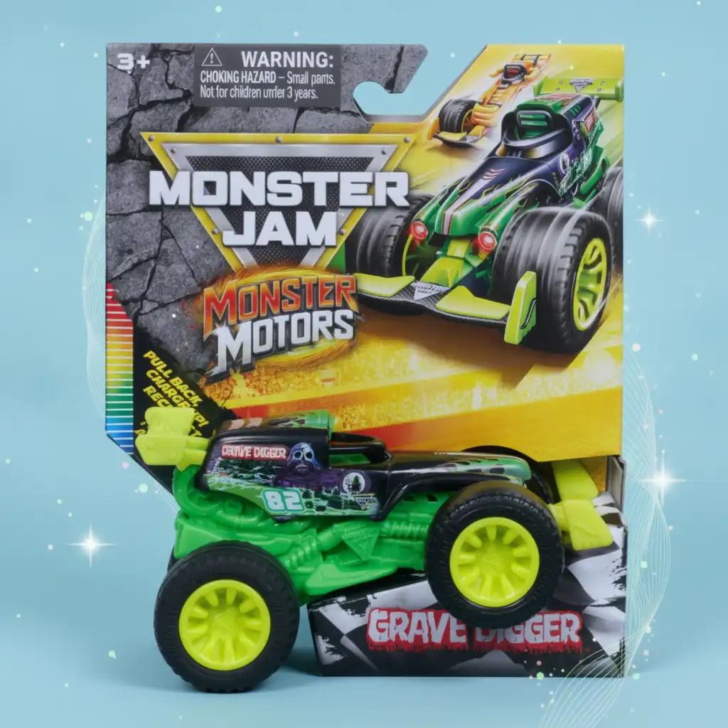 Špičkové zpracování a detaily věrné skutečnému Monster Jam trucku.