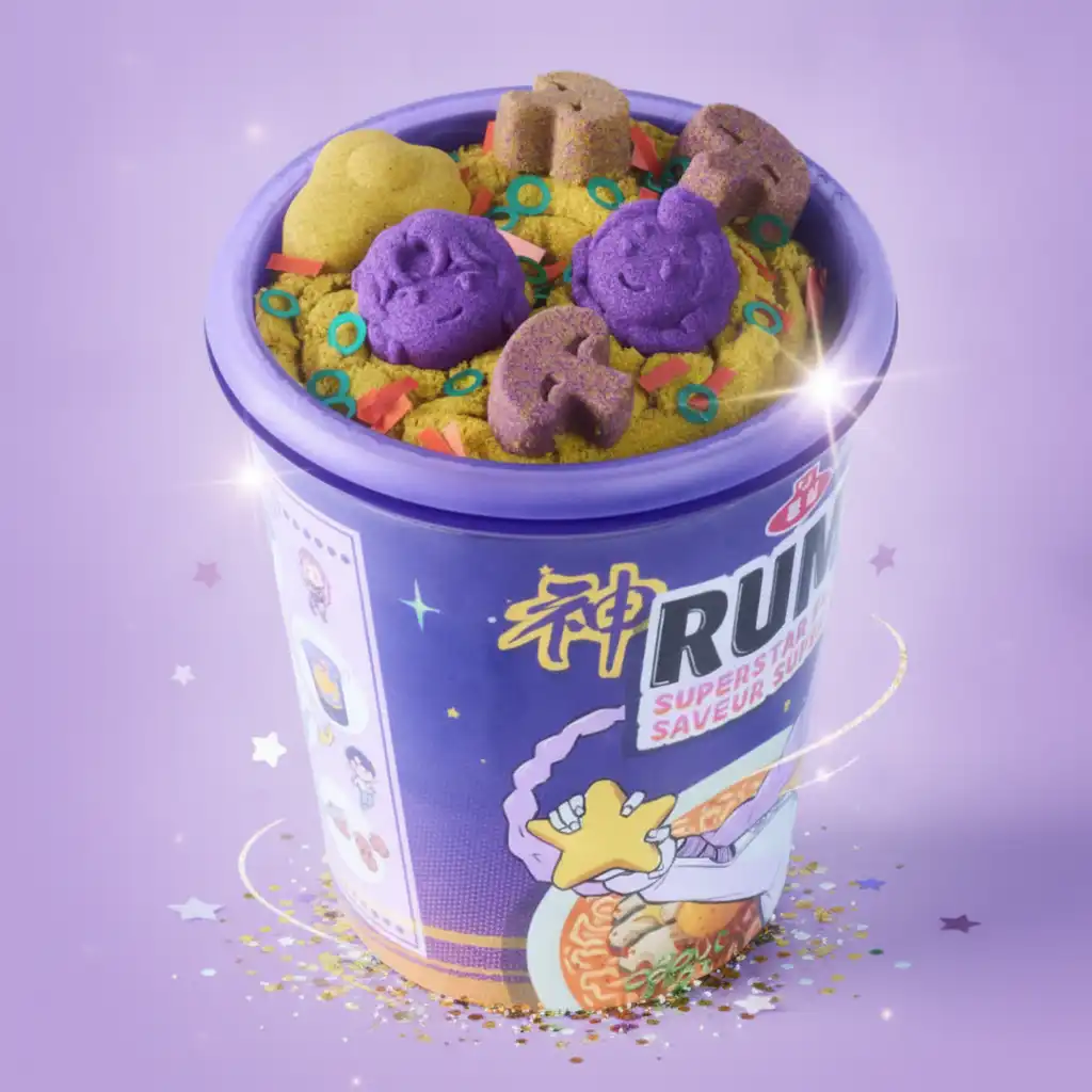 Tvořte originální doplňky a zdobte svůj ramyeon podle fantazie.