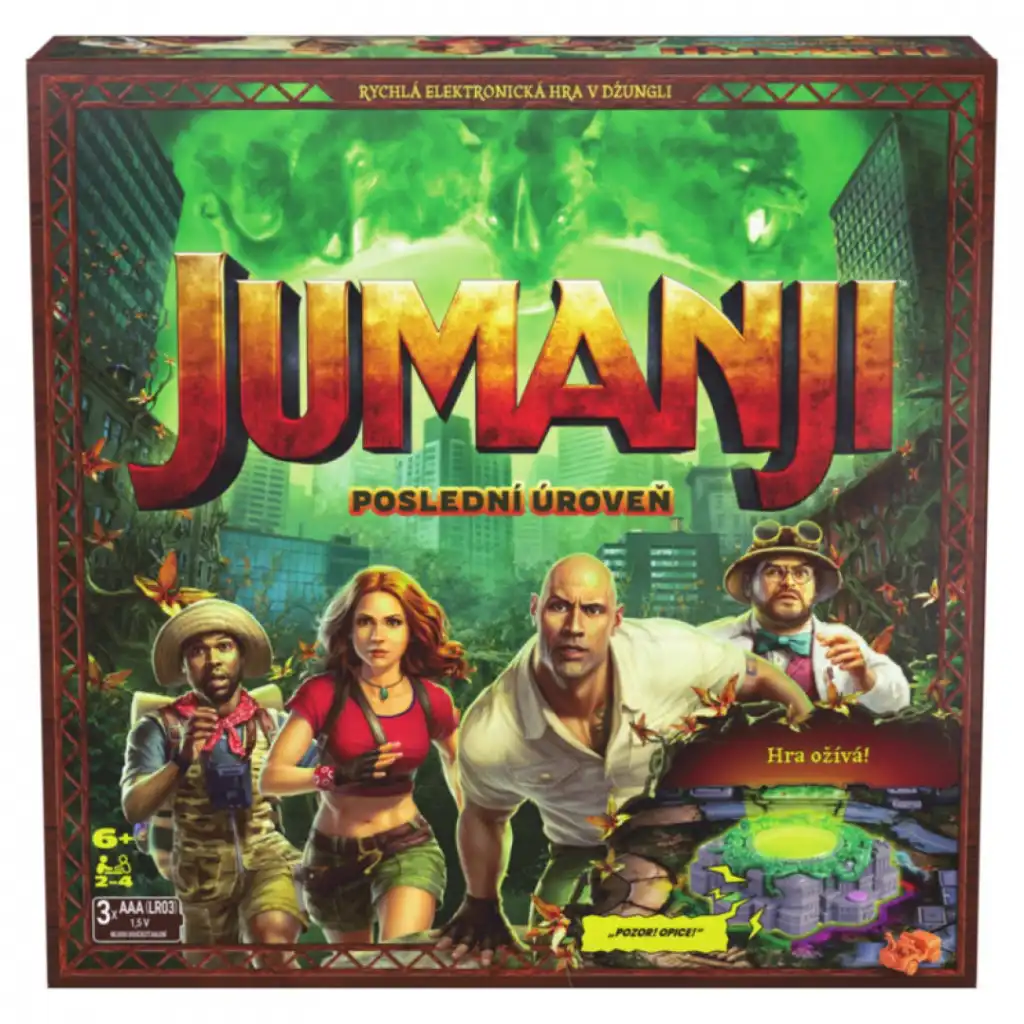 Ovládněte hru Jumanji díky správnému používání nástrojů pro přežití.
